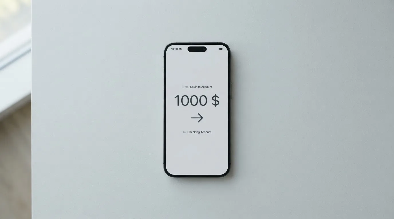 Телефон с экраном перевода стейблкоина